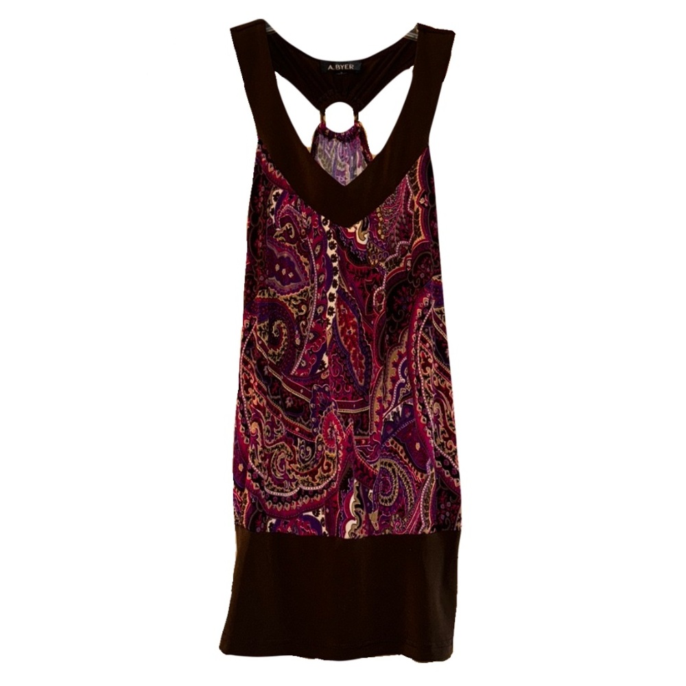 Paisley Printed Tank Top